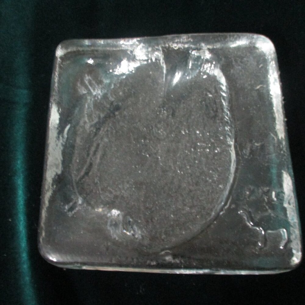 RARE - Vintage Joe Camel Hoof Heavy Glass Ashtray